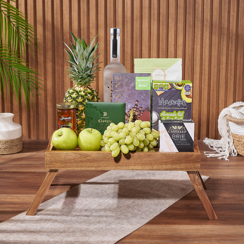 Fresh Fruits & Liquor Gift Set, fruit gift, fruit, chocolate gift, chocolate, Ottawa delivery