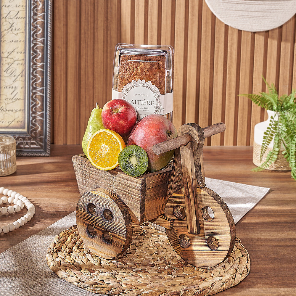 Fruit &amp; Treat Gift Cart, fruit gift, fruit, cake gift, cake, Ottawa delivery