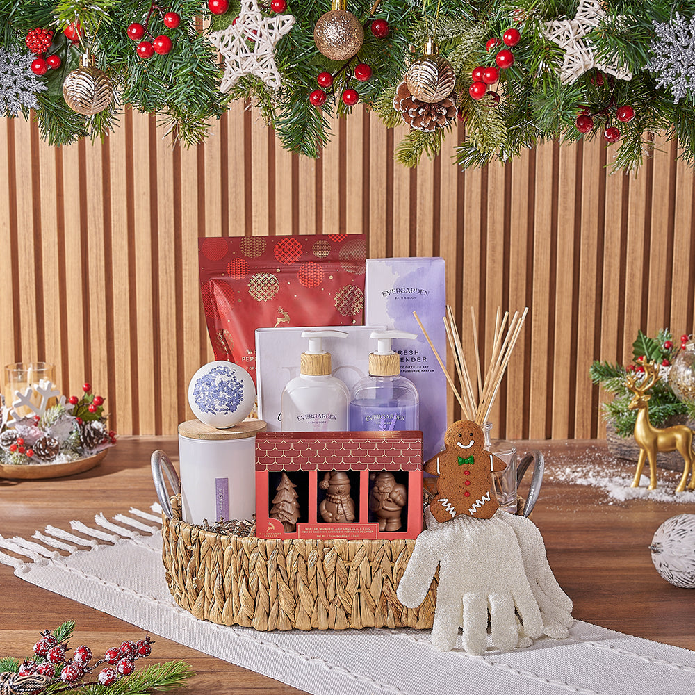 Holiday Treat &amp; Spa Gift, spa gift, spa, Christmas gift, Christmas, chocolate gift, chocolate, Ottawa delivery