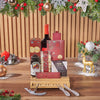 Holiday Wine & Cheese Snack Basket, wine gift, wine, chocolate gift, chocolate, christmas gift, christmas, Ottawa delivery