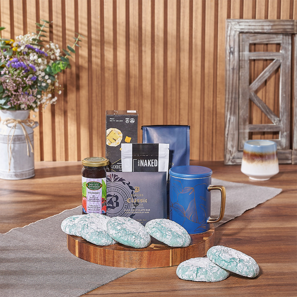 Kosher Treats &amp; Coffee Hanukkah Basket-Ottawa Baskets-Ottawa Delivery