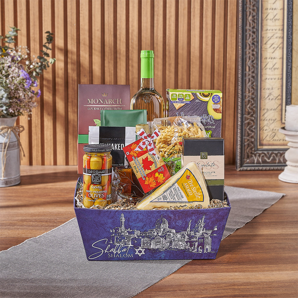 Kosher Wine &amp; Cheese Crate_Ottawa Baskets- Ottawa Delivery