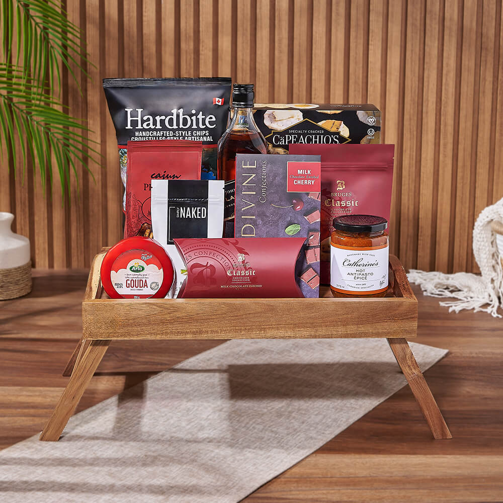 Liquor &amp; Refreshment Gift Tray from Ottawa Baskets - Liquor Gift Set - Ottawa Delivery