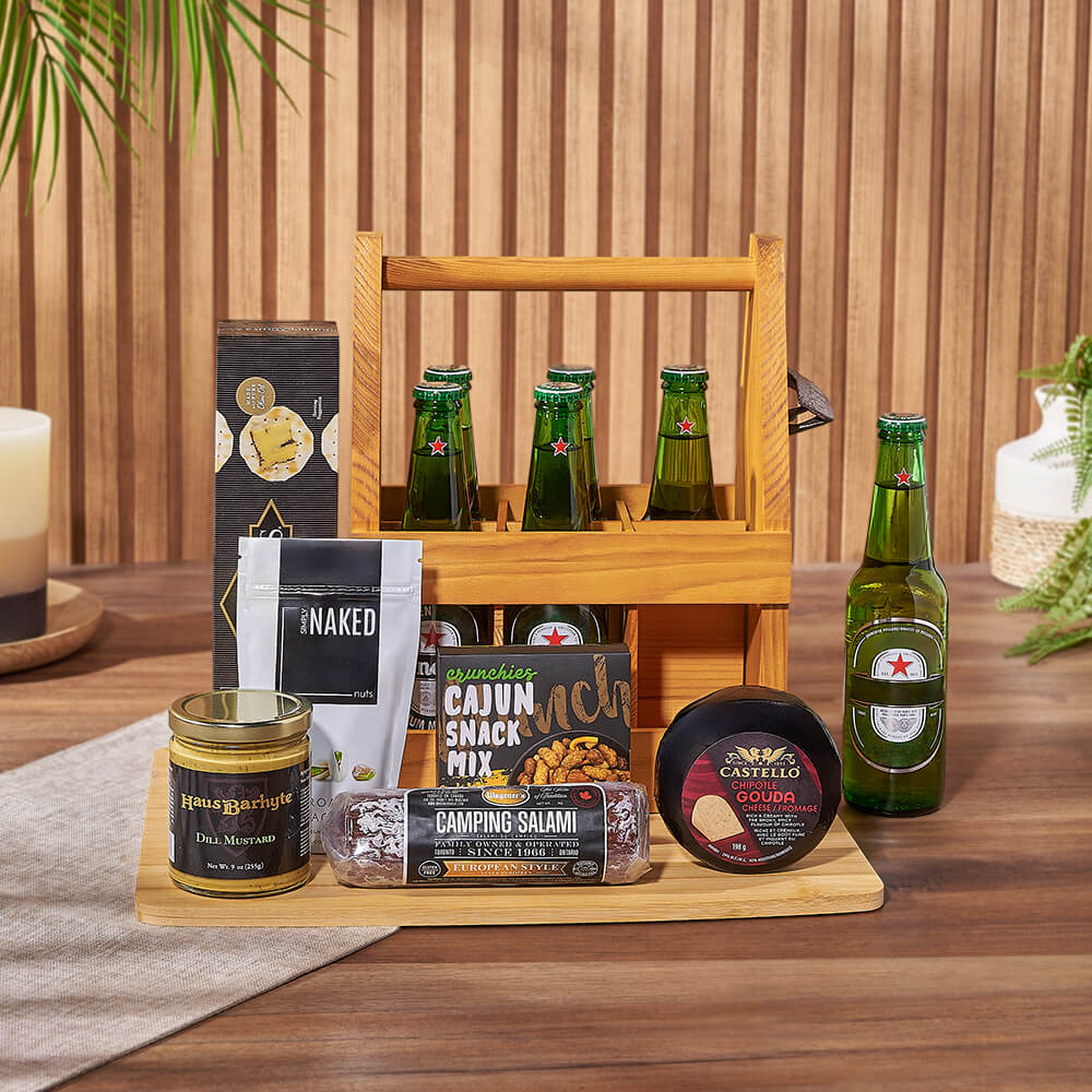 Meat, Cheese &amp; Beer Gift Set, beer gift, beer, charcuterie gift, charcuterie, Ottawa delivery