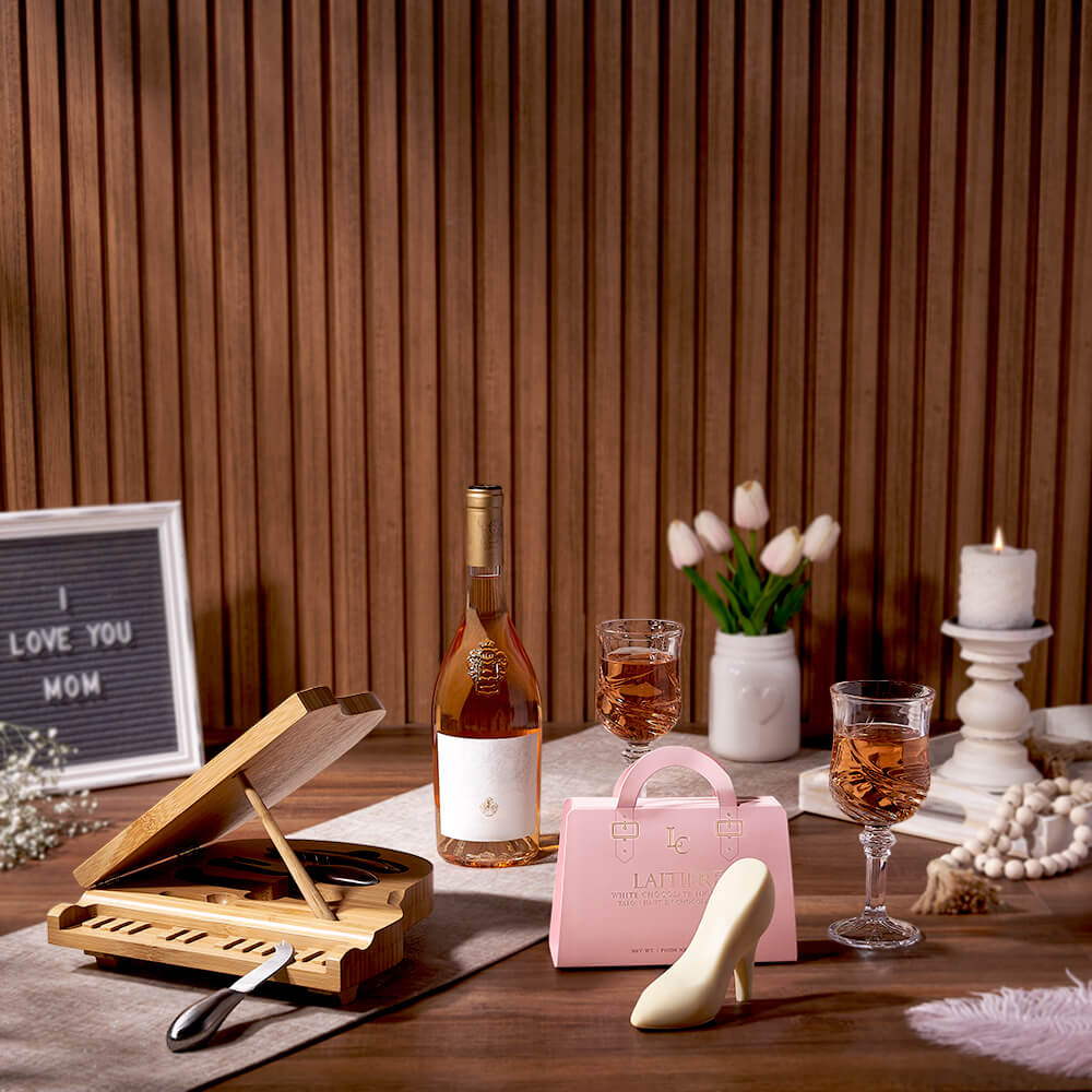 Palmerston Wine & Chocolate Basket For Mom, wine gift basket, wine, mothers day gift basket, mothers day, Ottawa Delivery