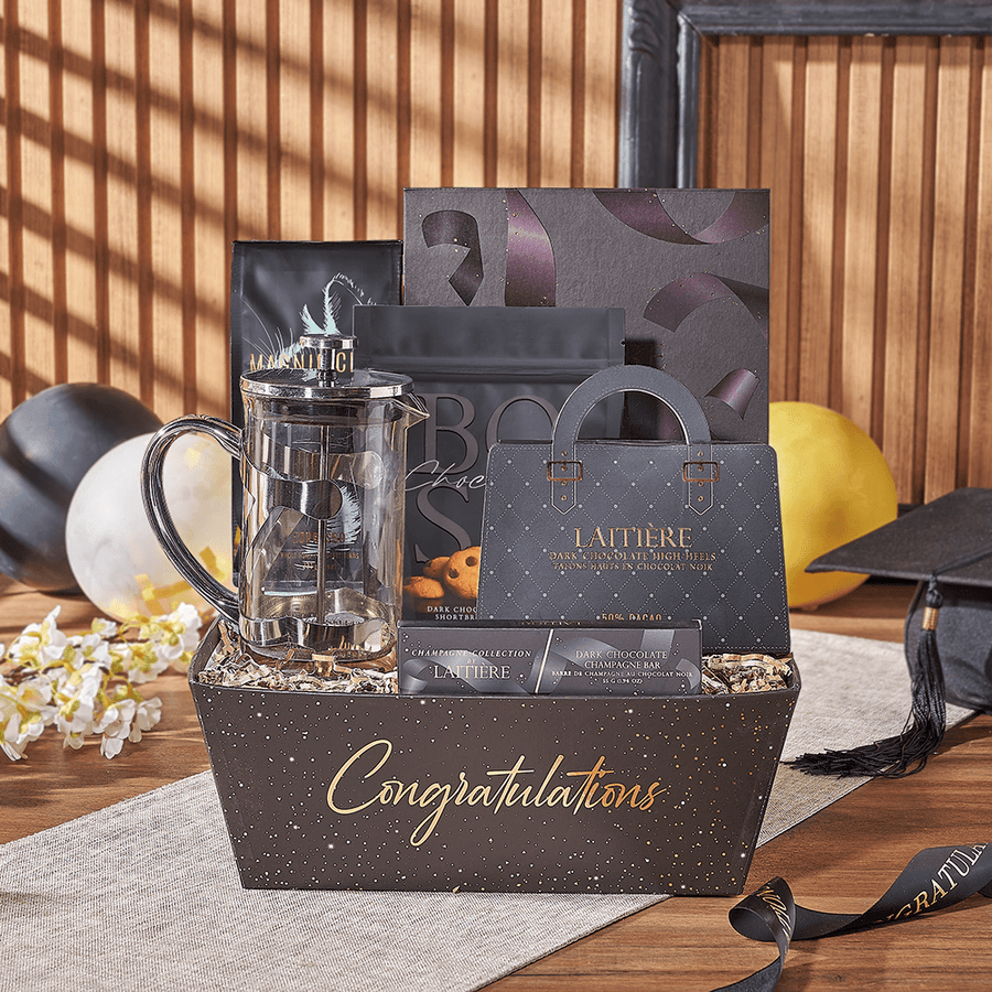Refreshing Coffee Graduation Gift, coffee gift, coffee, graduation gift, graduation, chocolate gift, chocolate, Ottawa delivery