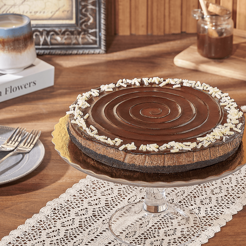 Rich Chocolate Cheesecake With Hazelnut Spread, cake gift, cake, cheesecake gift, cheesecake, dessert gift, dessert, Ottawa delivery