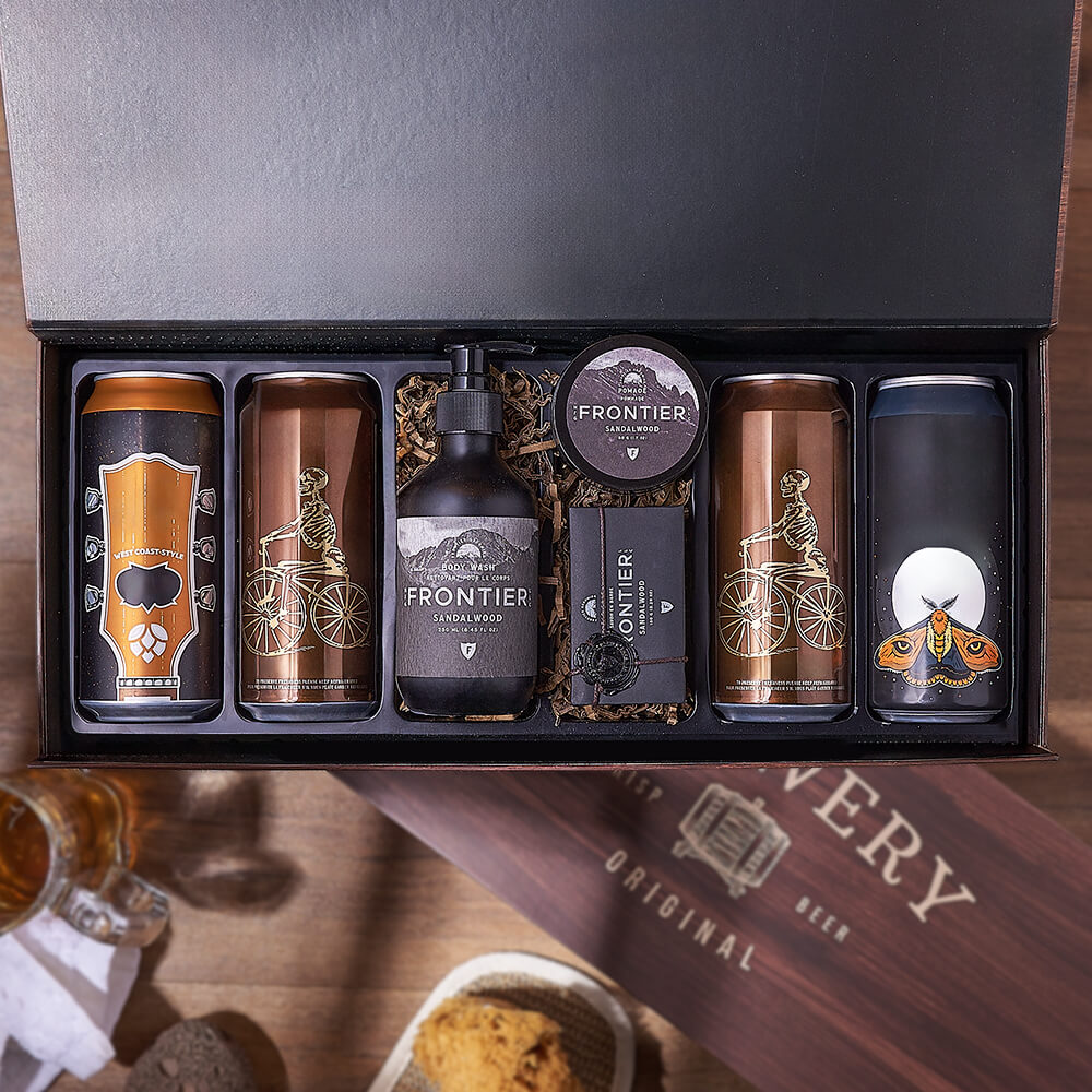 Sandalwood &amp; Craft Brew Box, beer gift, beer, spa gift, spa, Ottawa delivery