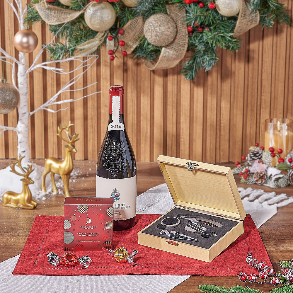 Snowman’s Wine &amp; Chocolate Pairing, wine gift, wine, chocolate gift, chocolate, Christmas gift, christmas, Ottawa delivery