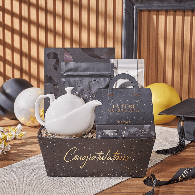 Soothing Tea Graduation Gift, tea gift, tea, graduation gift, graduation, chocolate gift, chocolate, Ottawa delivery