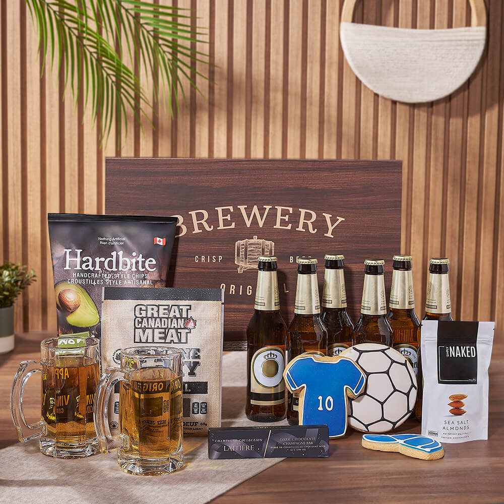 Sports Fan &amp; Beer Gift Set, beer gift, beer, cookie gift, cookie, sports gift, sports, Ottawa delivery