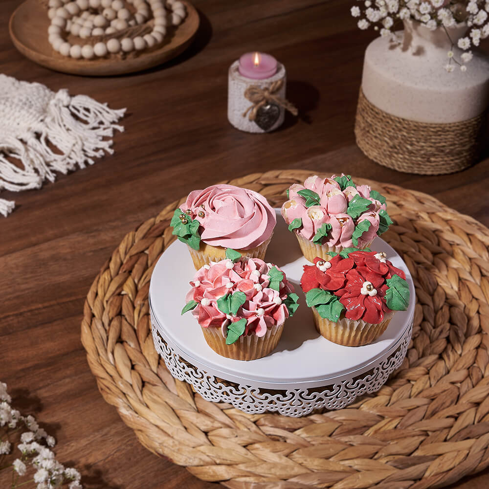 Sweet Mother's Day Vanilla Cupcakes, mothers day gift, mothers day, gourmet gift, gourmet, cake gift, cake, Ottawa delivery