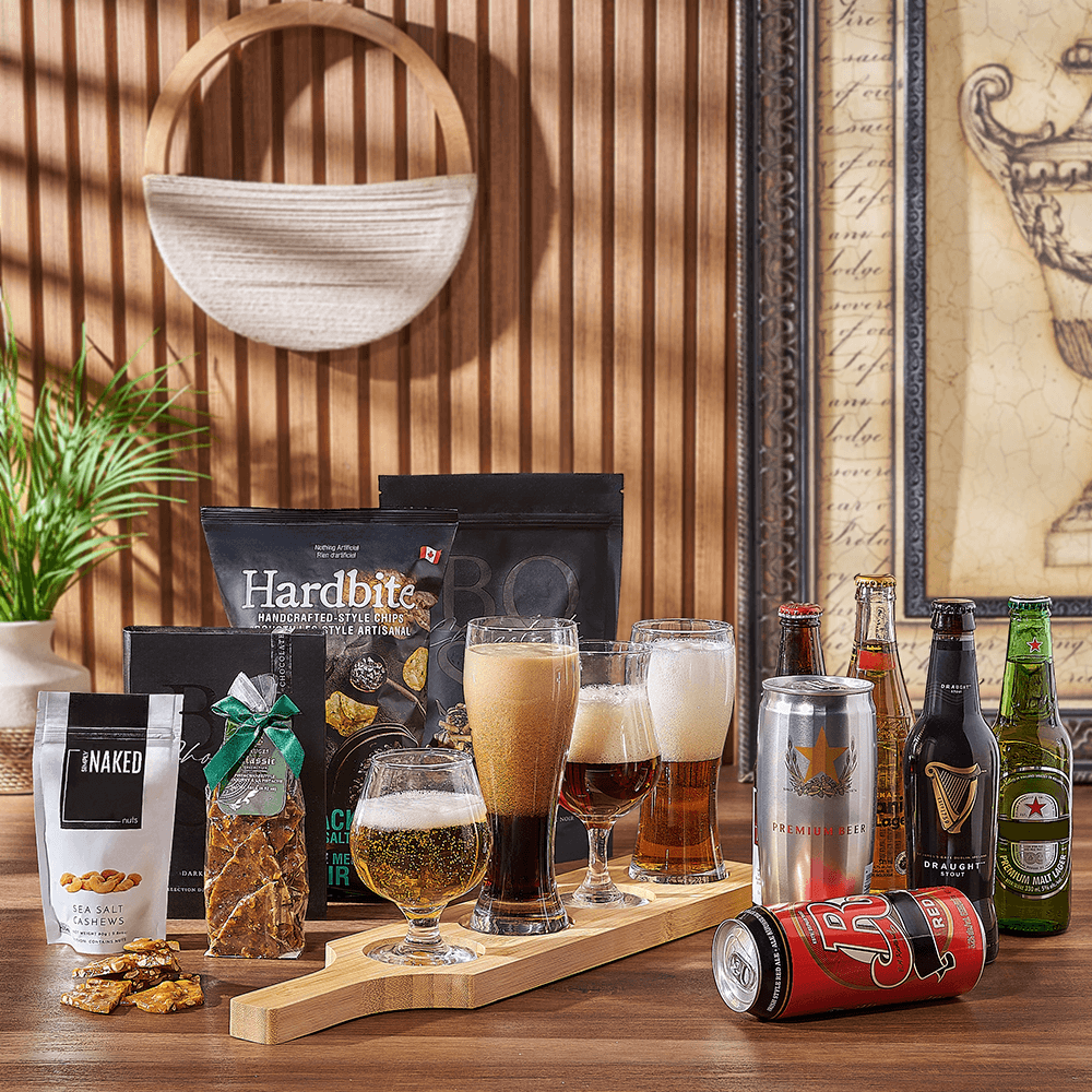 Sweet & Salty Beer Flight Sampler, beer gift, beer, chocolate gift, chocolate, Ottawa delivery