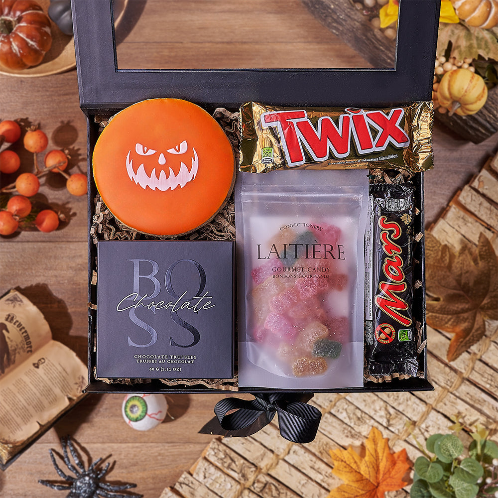 Sweet &amp; Sour Halloween Gift Box, halloween gift, halloween, candy gift, candy, cookie gift, cookie, Ottawa delivery