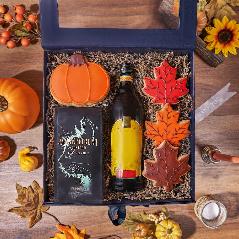 Thanksgiving Spirits &amp; Coffee Gift, coffee gift, coffee, liquor gift, liquor, thanksgiving gift, thanksgiving, cookie gift, cookie, Ottawa delivery
