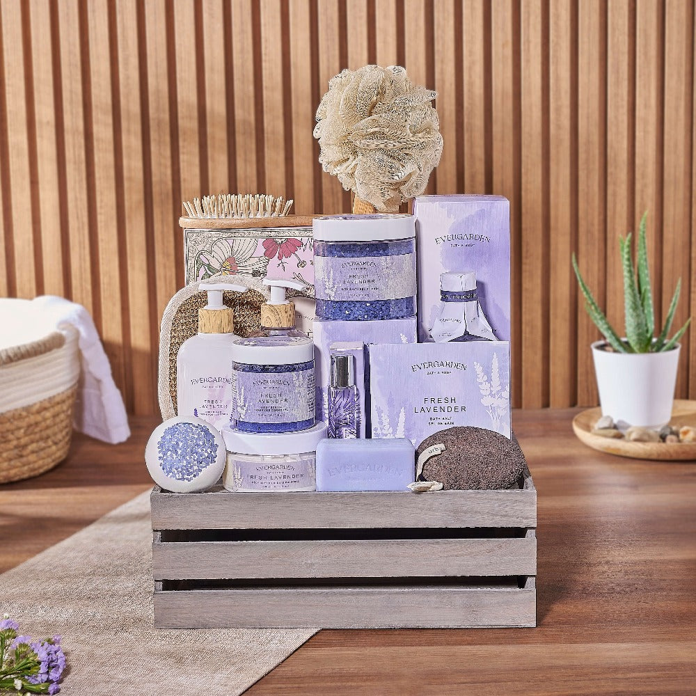 The Ultimate Spa Basket For Her, spa gift, spa, bath &amp; body gift, bath &amp; body, chocolate gift, Ottawa delivery