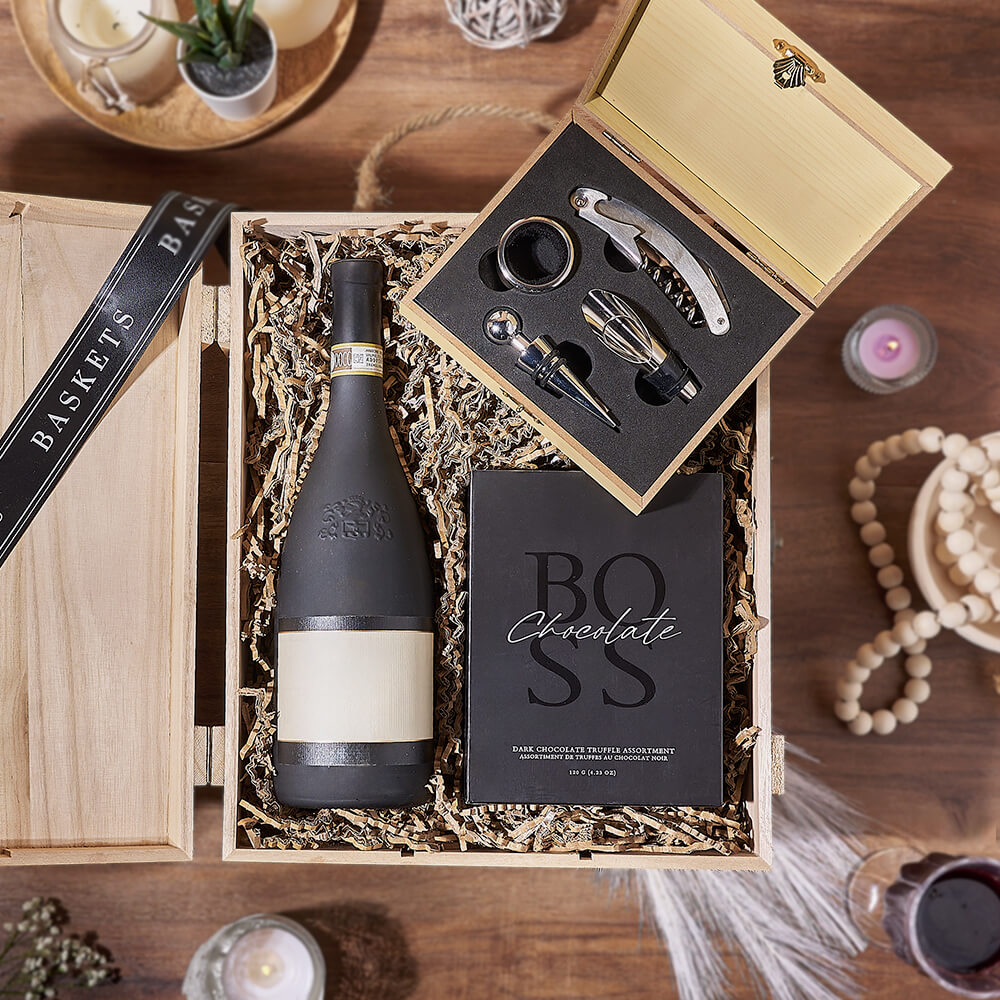 Ultimate Wine &amp; Chocolate Gift Box, wine gift, wine, chocolate gift, chocolate, Ottawa delivery