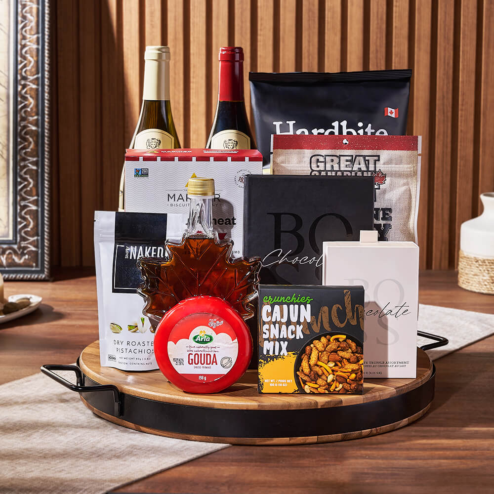 Wine &amp; Cheese Platter Gift Set, wine gift, wine, cheese gift, cheese, wine duo gift, wine duo, snack gift, snack, Ottawa delivery
