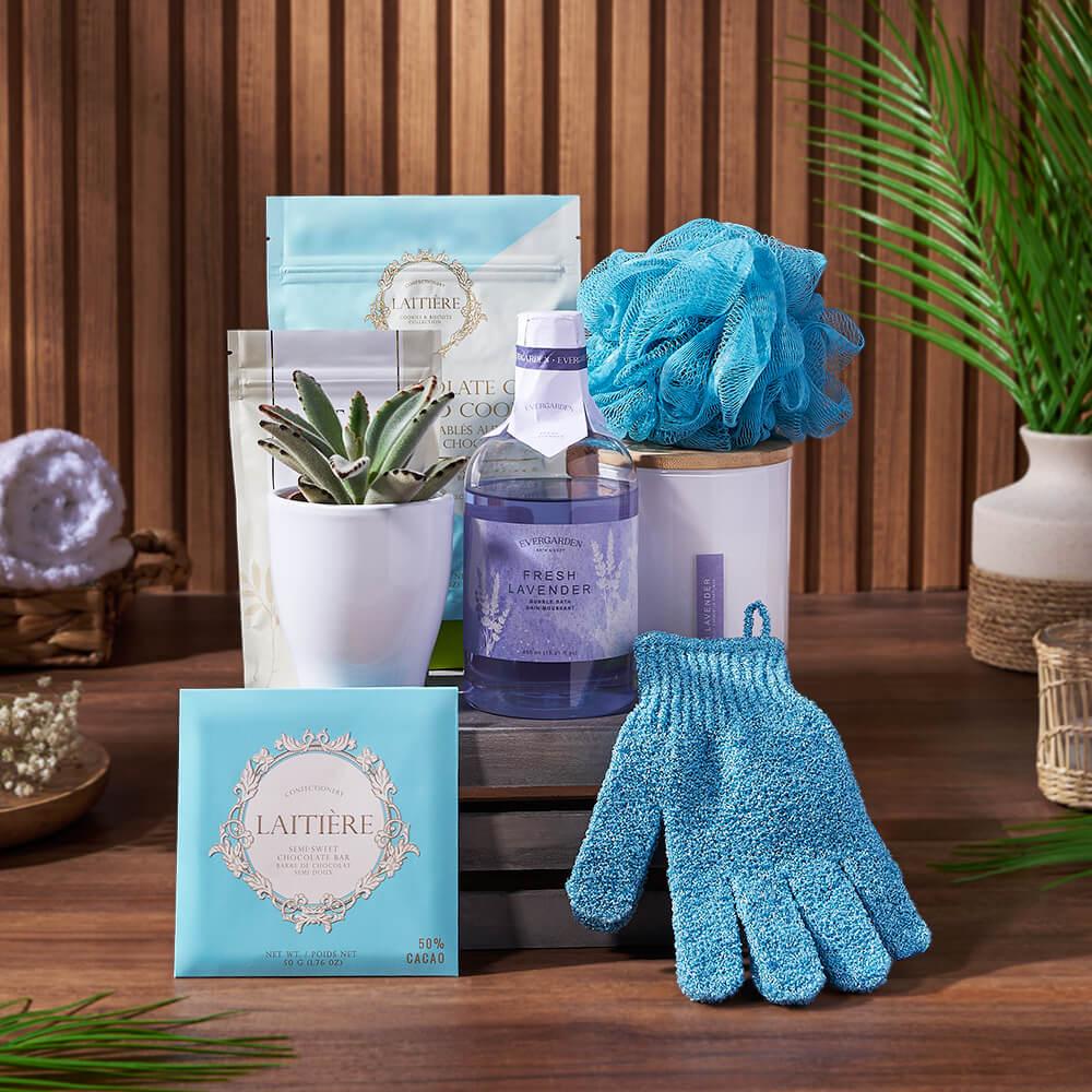 Wonder &amp; Warmth Spa Gift Crate, spa gift, spa, bath &amp; body gift, bath &amp; body, Ottawa delivery