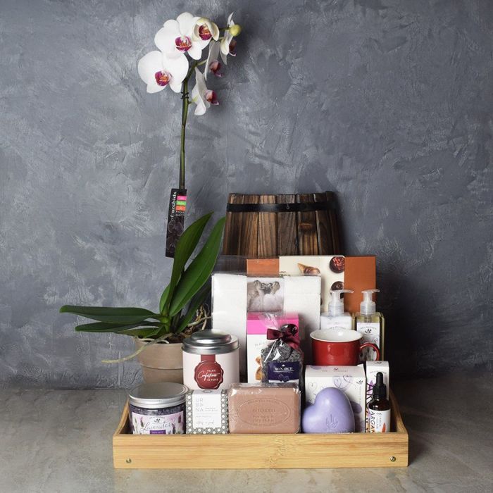 Bubbles & Bites Spa Gift Basket from Ottawa Baskets - Ottawa Delivery