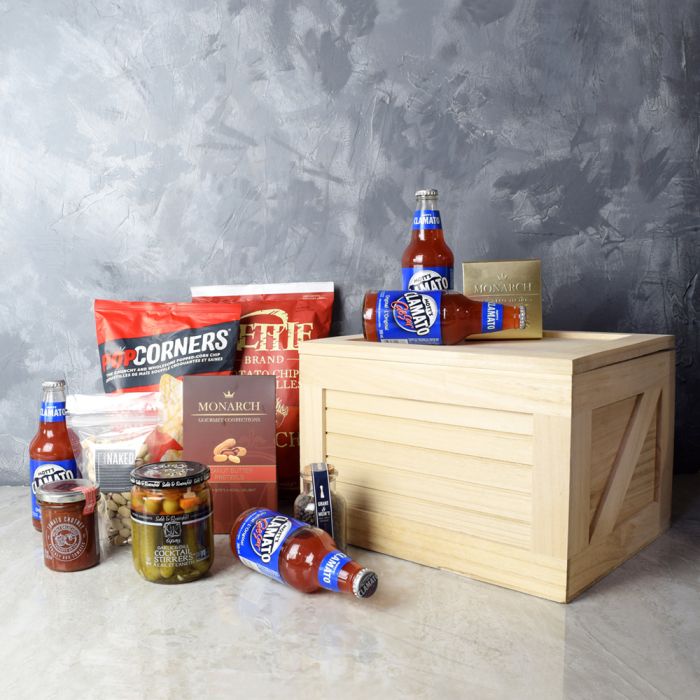 Clamato & Confections Gourmet Gift Set from Ottawa Baskets - Gourmet Gift Set - Ottawa Delivery.