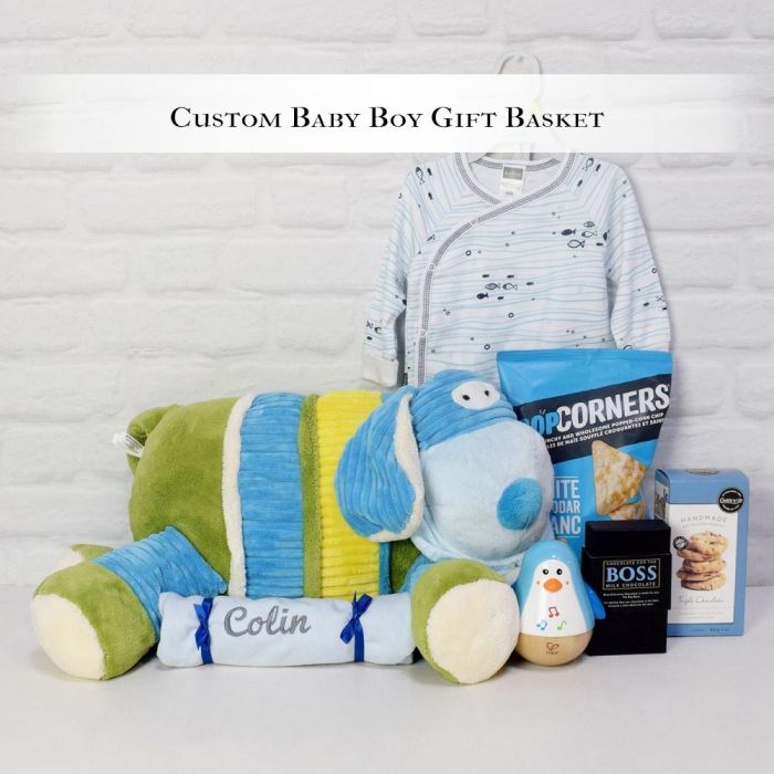 Custom Baby Boy Gift Basket from Ottawa Baskets - Custom Gift Basket - Ottawa Delivery.