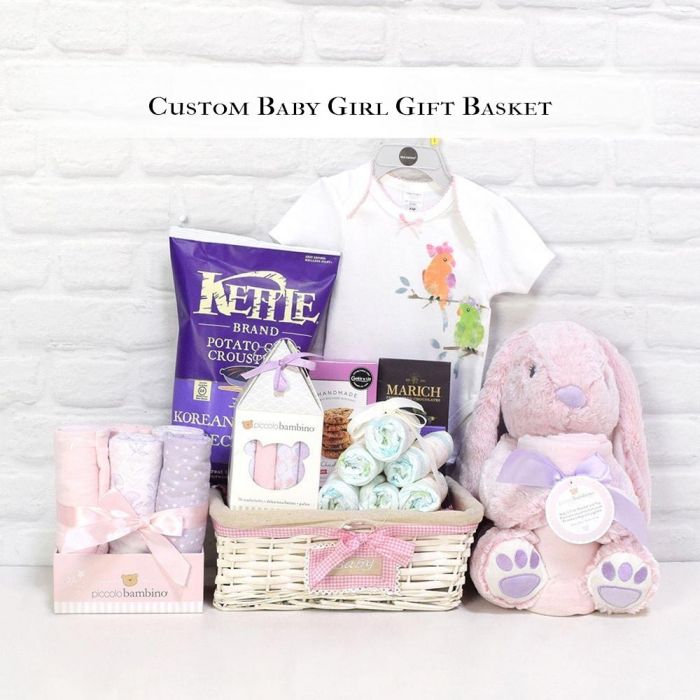 Custom Baby Girl Gift Basket from Ottawa Baskets - Custom Gift Basket - Ottawa Delivery.