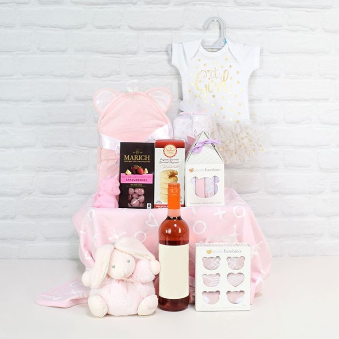 Deluxe Mommy &amp; Baby Girl Gift Basket from Ottawa Baskets - Ottawa Delivery