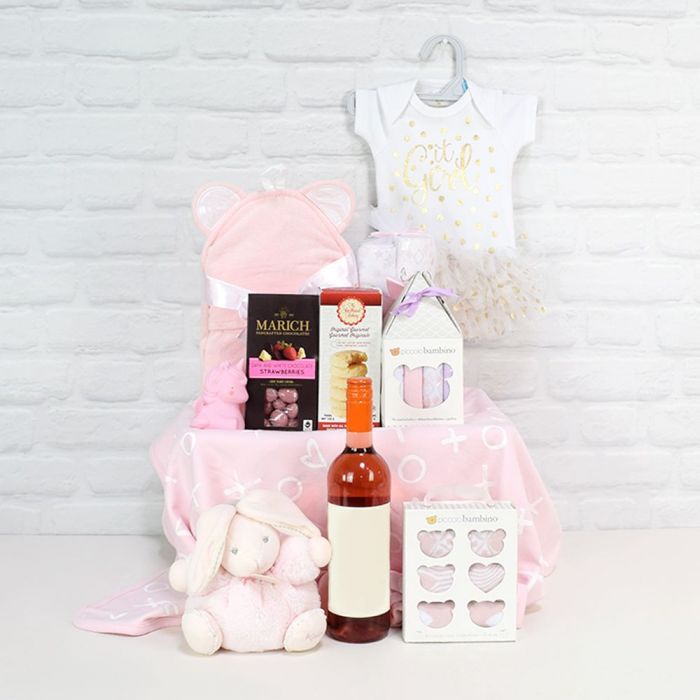 Deluxe Mommy & Baby Girl Gift Basket from Ottawa Baskets - Ottawa Delivery