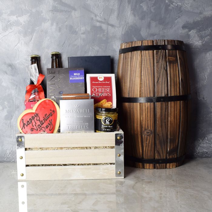Distillery Valentine’s Day Gift Crate from Ottawa Baskets - Ottawa Delivery