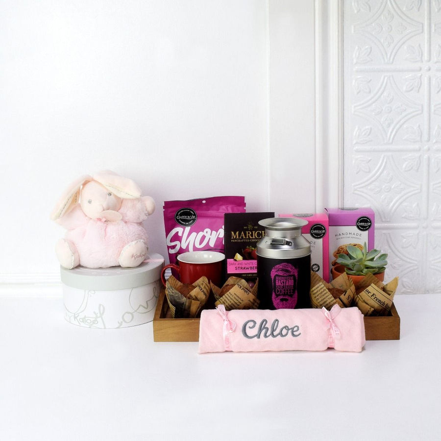 For The Newborn Member Of The Pink Team Gift Basket from Ottawa Baskets - Ottawa Delivery