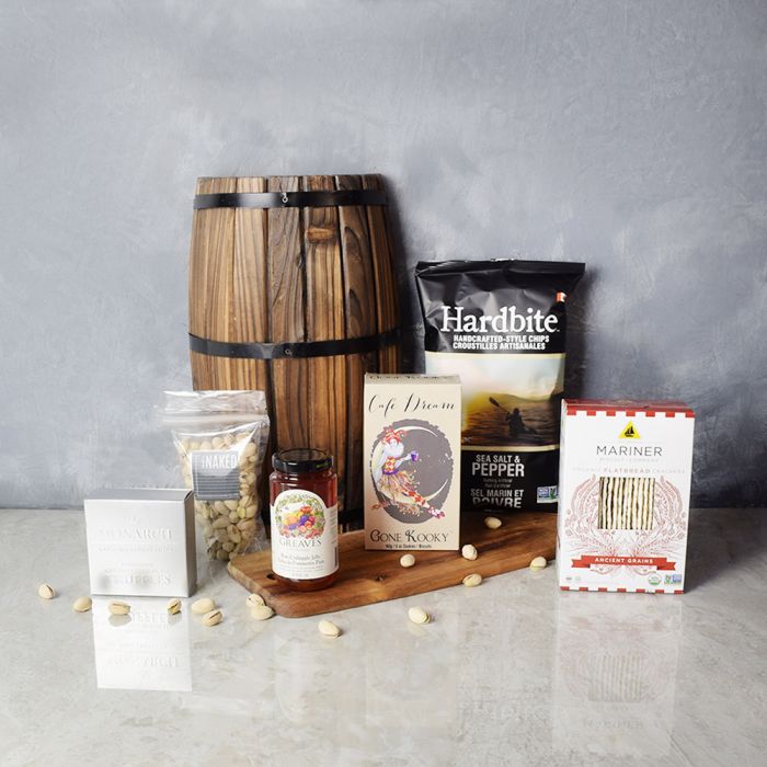 Deluxe Monarch Chocolate Truffle Gift Basket – how the gift is presented
