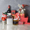 Holiday Sleigh with Wine Gift Basket from Ottawa Baskets - Ottawa Delivery