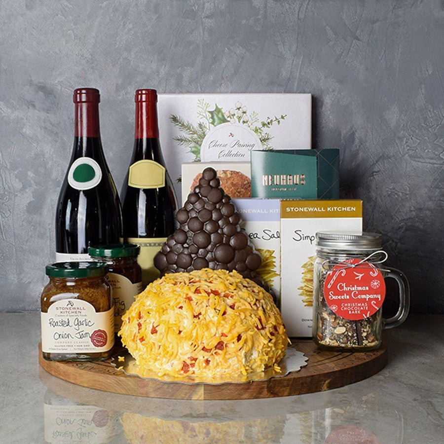 Holiday Wine, Cheese & Chocolate Gift Basket from Ottawa Baskets - Ottawa Delivery