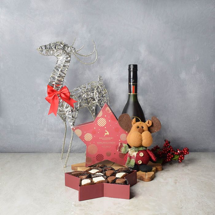 Hollyberry Christmas Liquor Set from Ottawa Baskets - Ottawa Delivery