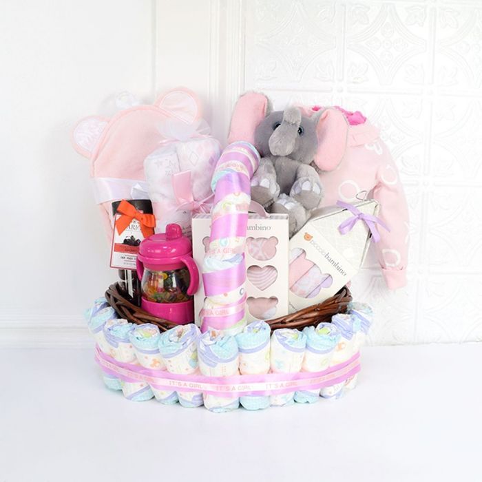Little Princess Pink Gift Set from Ottawa Baskets - Baby Gift Set - Ottawa Delivery.