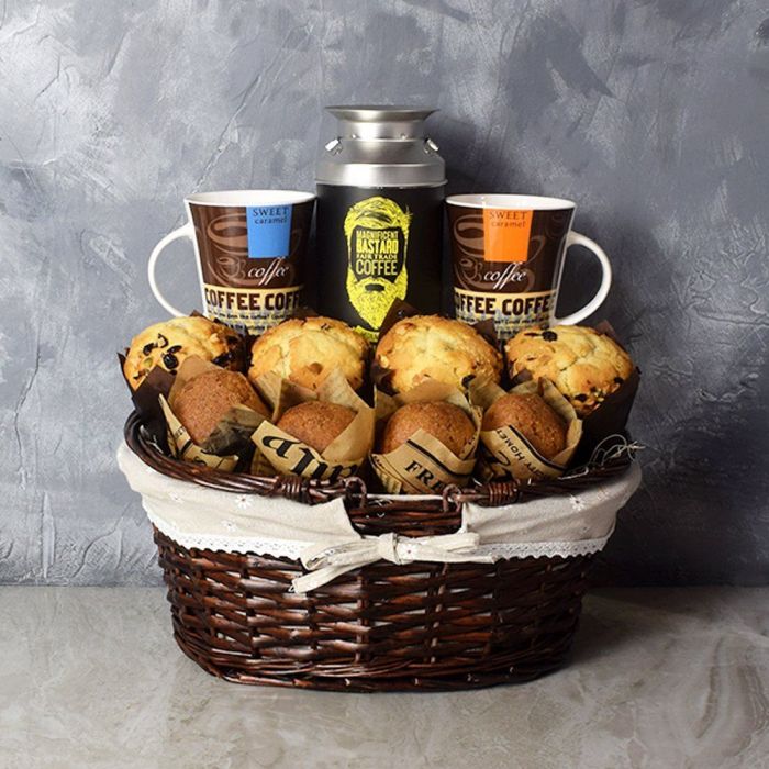 "Morning Coffee & Muffin Gift Set" Set of Muffins, and a Coffee from Ottawa Baskets - Ottawa Delivery