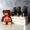 Parkdale Valentine’s Day Gift Crate from Ottawa Baskets - Beer Gift Crate - Ottawa Delivery.
