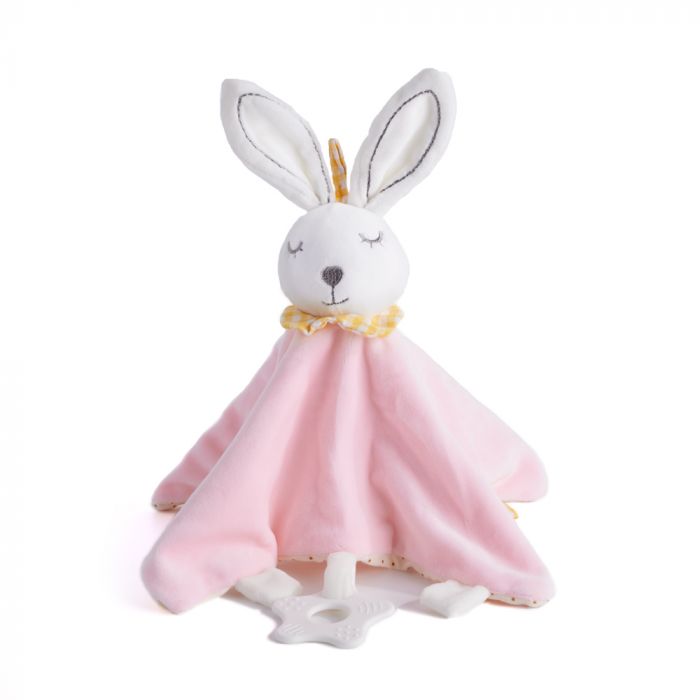 Pink Plush Bunny Blanket from Ottawa Baskets - Plush Gift - Ottawa Delivery.