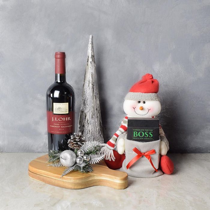 Snowman’s Wine & Chocolate Pairing from Ottawa Baskets - Ottawa Delivery