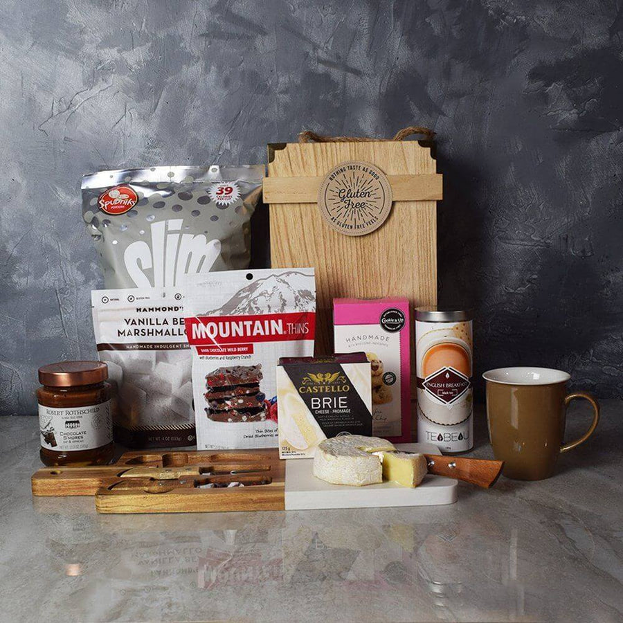 Tea And Snacks Gourmet Gift Basket from Ottawa Baskets - Gourmet Gift Basket - Ottawa Delivery