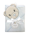 The Wonder Boy Baby Gift Basket is tailor-made for new parents who are welcoming an adorable little boy into this world and features a great collection of goodies that both the baby and the parents will enjoy. Special treats for the baby include a cute furry white tiger from Perfectly Plush, a snug Sara Kety onesie, Piccolo Bambino’s receiving blankets, hooded bath towel, terry washcloths, and six pairs of warm baby socks from Los Angeles Baskets - Los Angeles Delivery